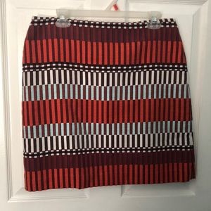 New Ann Taylor Aline multicolor skirt